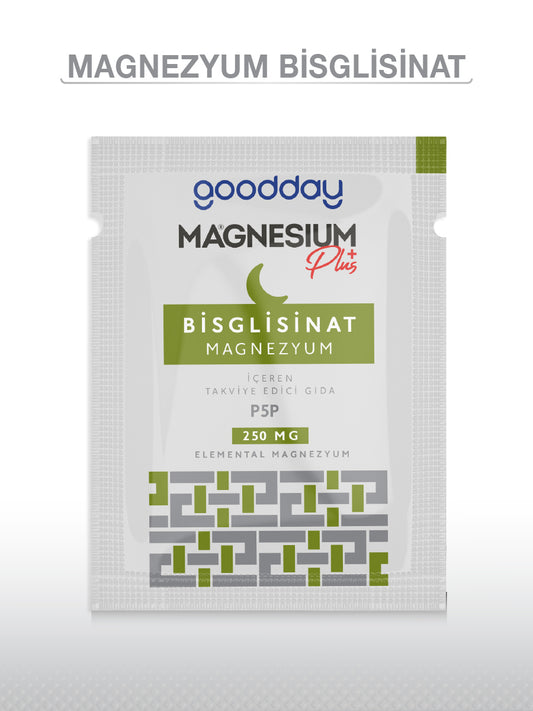 MAGNESIUM PLUS G (Mg. BİSGLİSİNAT) & P5P 30 SAŞE