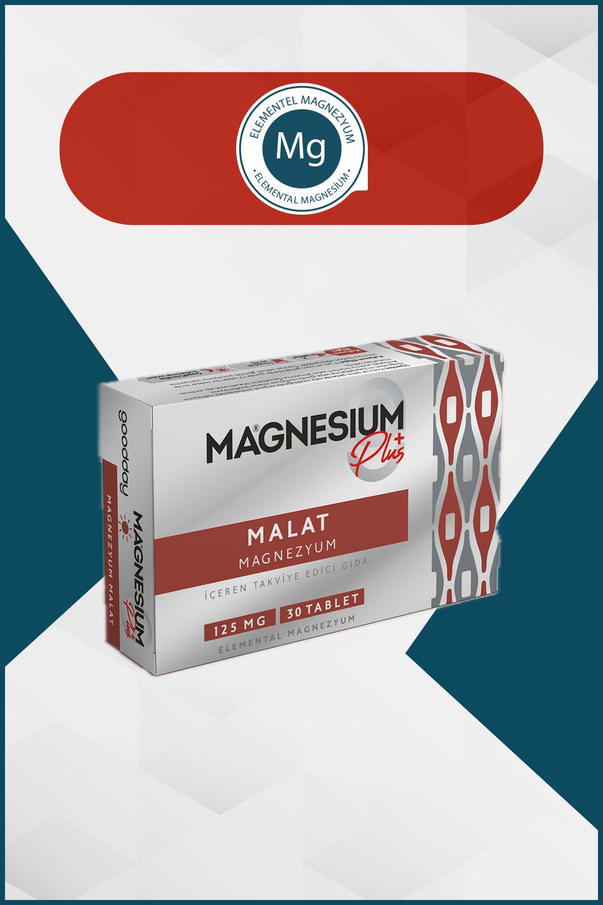 GOODDAY MAGNESIUM PLUS M (MAGNEZYUM  MALAT) 30 TABLET