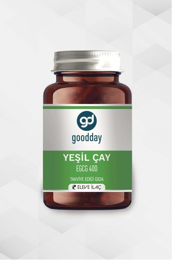 GOODDAY YEŞİL ÇAY 400 EGCG 60 KAPSÜL TAKVİYE EDİCİ GIDA