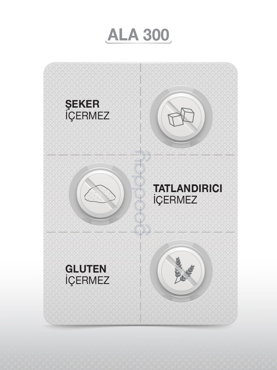 ALFA LİPOİK ASİT (ALA 300)  60 KAPSÜL
