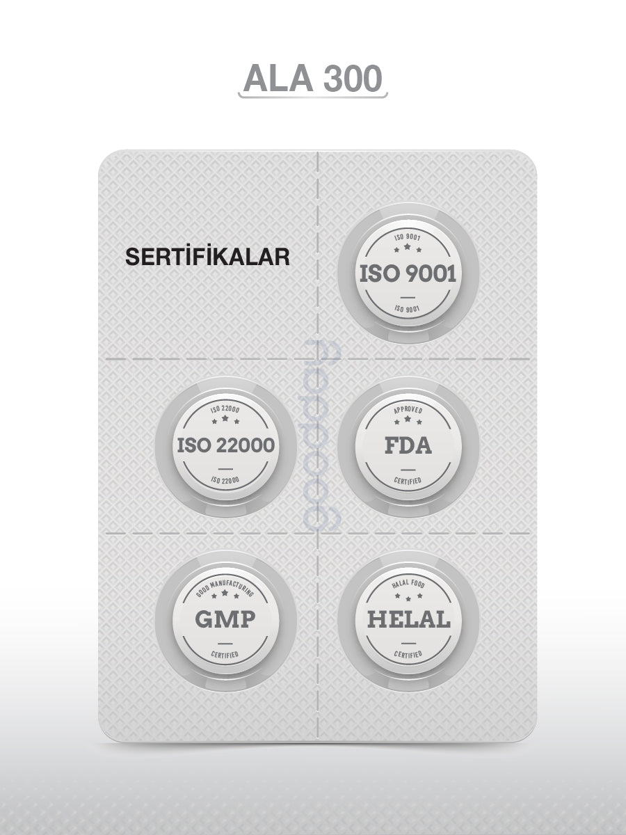 ALFA LİPOİK ASİT (ALA 300)  60 KAPSÜL