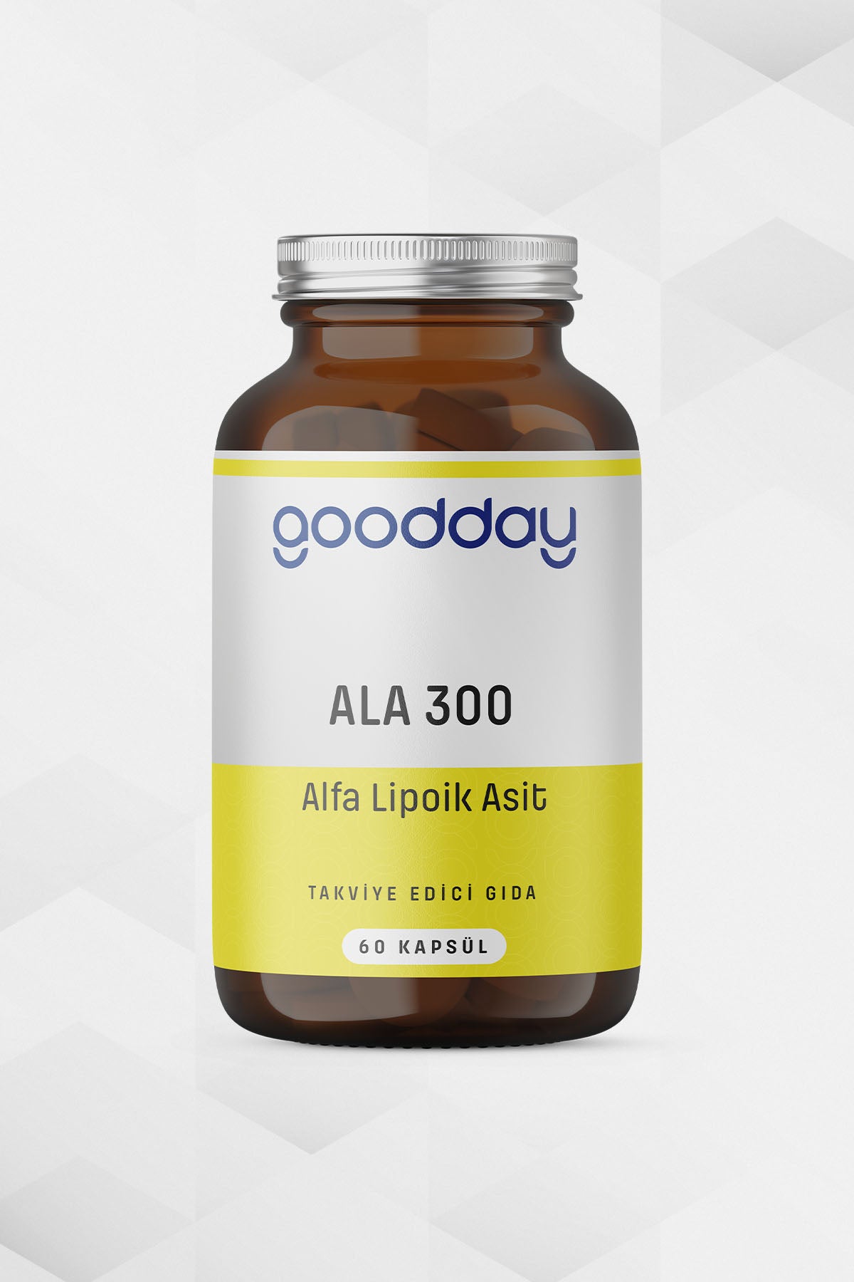 GOODDAY ALFA LİPOİK ASİT (ALA300)  60 KAPSUL TAKVİYE EDİCİ GIDA