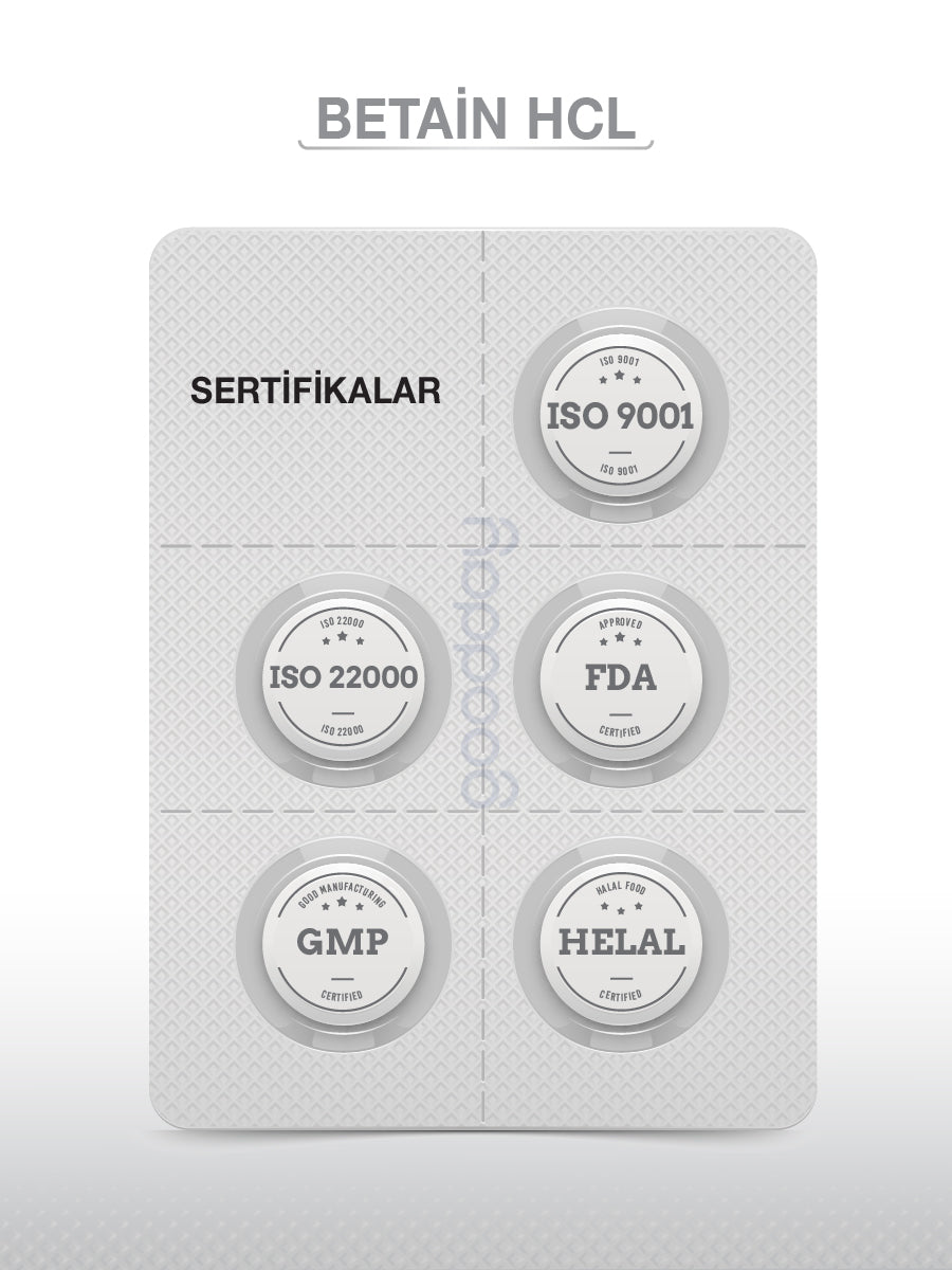 BETAİN HCL+ PEPSİN 60 KAPSÜL