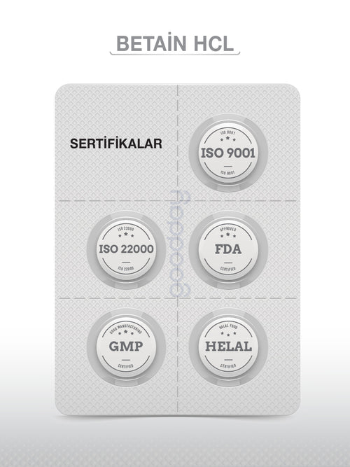 BETAİN HCL+ PEPSİN 60 KAPSÜL