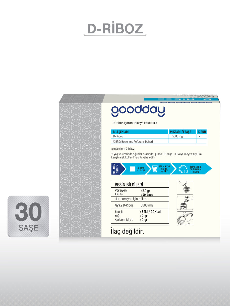 D-RIBOSE 30 BEUTEL