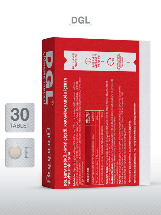 DGL 30 TABLET (ÇİĞNEME TABLET)