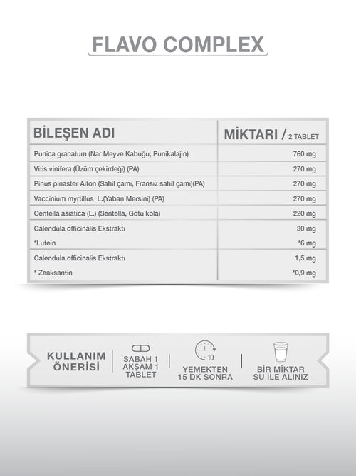 FLAVO COMPLEX 60 TABLETTEN