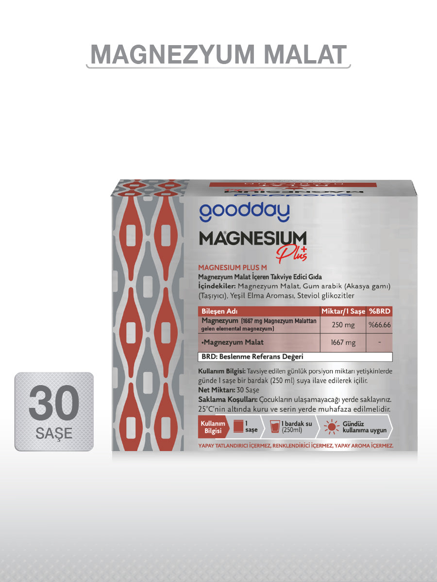 MAGNESIUM PLUS M (Mg. MALAT) 30 BEUTEL