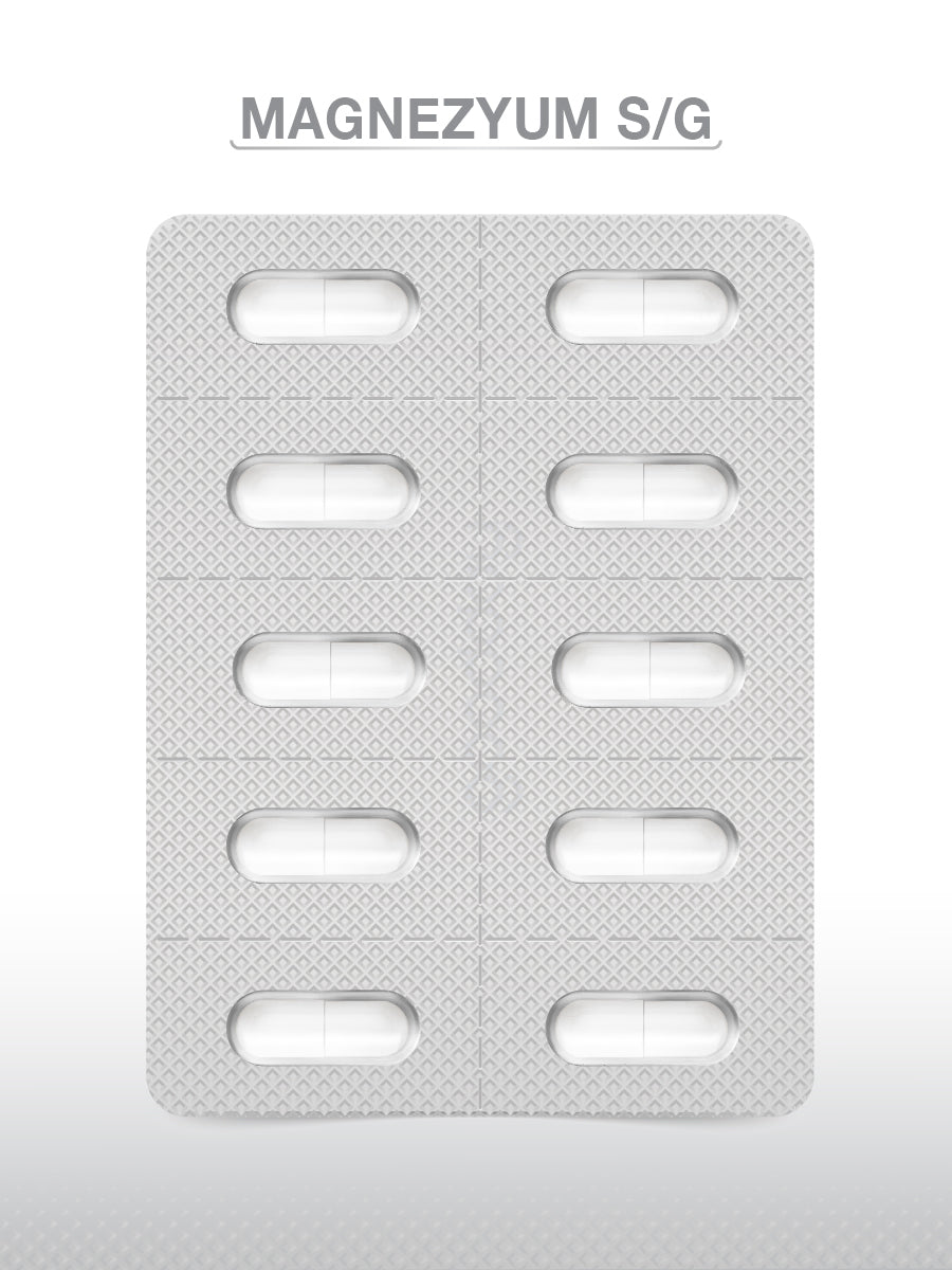 MAGNESIUM PLUS  S/G (BİSGLİSİNAT SİTRAT & P5P) 30 KAPSÜL