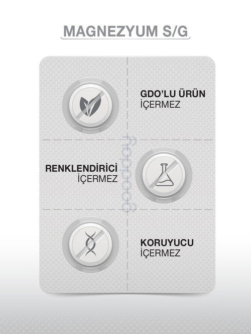 MAGNESIUM PLUS  S/G (BİSGLİSİNAT SİTRAT & P5P) 30 KAPSÜL