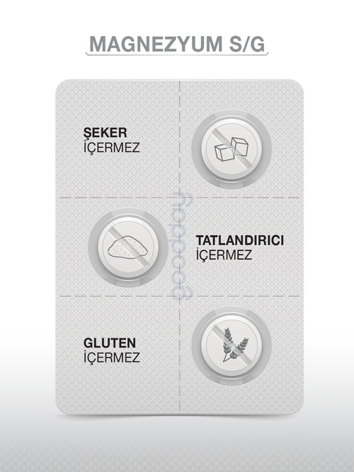 MAGNESIUM PLUS  S/G (BİSGLİSİNAT SİTRAT & P5P) 30 KAPSÜL