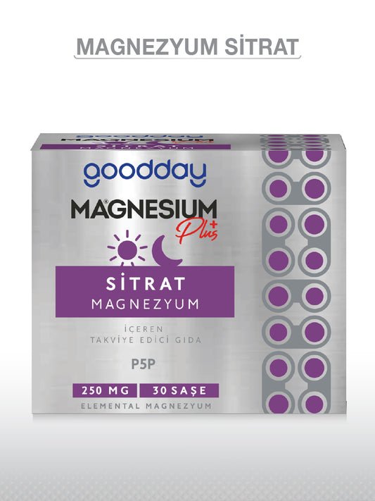 MAGNESIUM PLUS S (Mg. SİTRAT) & P5P 30 Saşe
