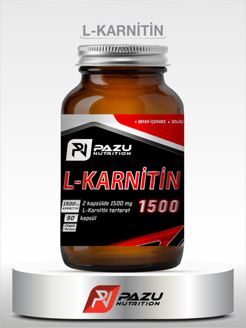 PAZU  L-KARNİTİN 1500 mg 90 KAPSÜL