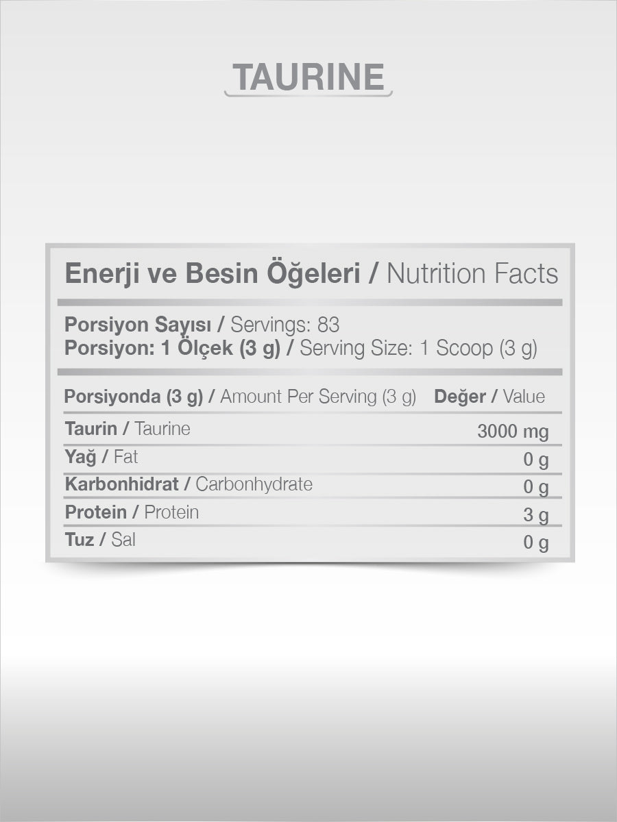 PAZU  TAURIN 250 GR SPORCU BESİNİ