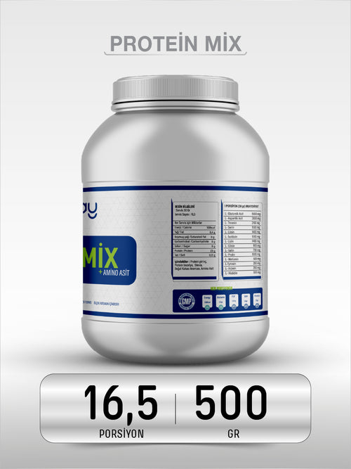 PROTEIN MIX+ AMINOSÄUREN 500GR SPORTNAHRUNG