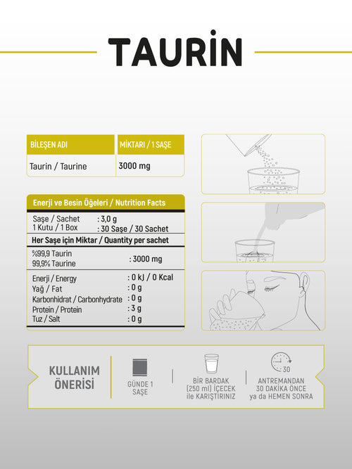 GOODDAY SUPPLEMENT TAURİN 30 SAŞE